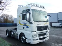 Bragan™ Dach Lichtleiste Mit Leds FüR MAN TGX Pre 2015 XXL Edelstahl Front