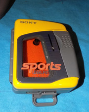 Sony Sports Walkman WM-FS399 FM AM Cassette Mega Bass in Mint With Case  Belt