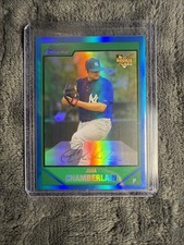 2007 Bowman Draft Chrome Blue Refractor 116/199 Joba Chamberlain #BDP18 