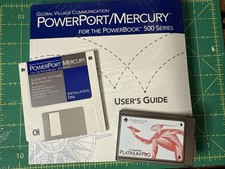 Global Village A930 POWERPORT PLATINUM PRO PC CARD  Disk  Manual  Original
