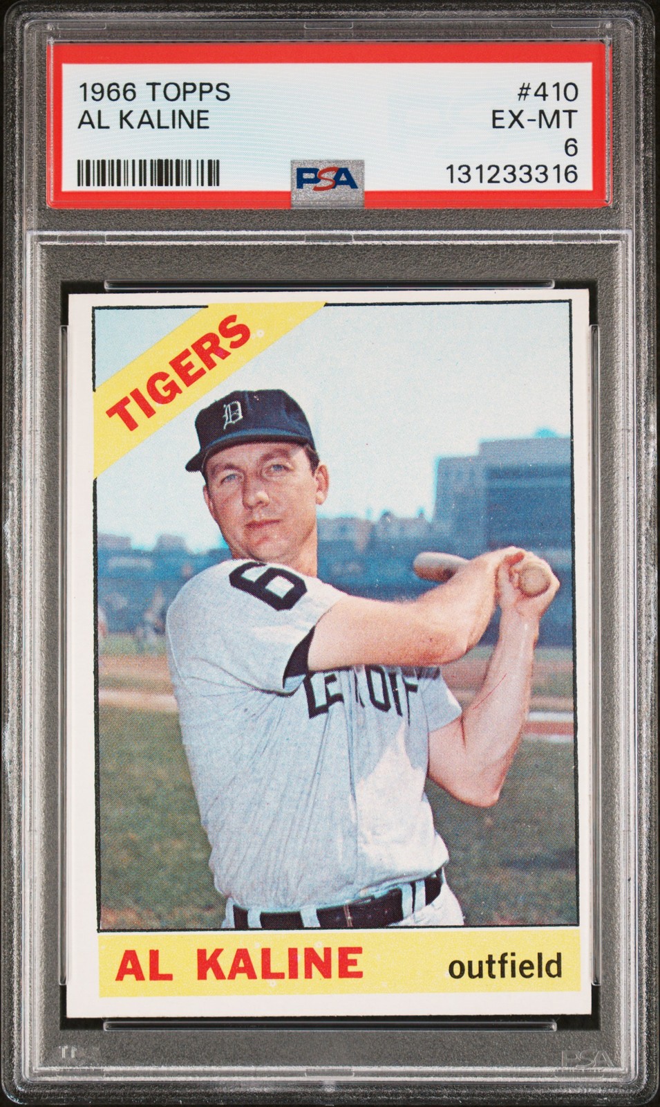 1966 TOPPS #410 AL KALINE PSA 6