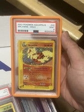 2003 Pokemon Arcanine Aquapolis Holo #H2 PSA 9 MINT on eBay