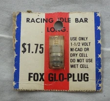 Fox R/C Long Racing Idle Bar Glo-Plug Glow Plug 