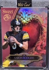 Aaron Rodgers 1/1 Artist Proof Steelers Packers Football Card HOF Rare 1 Of 1