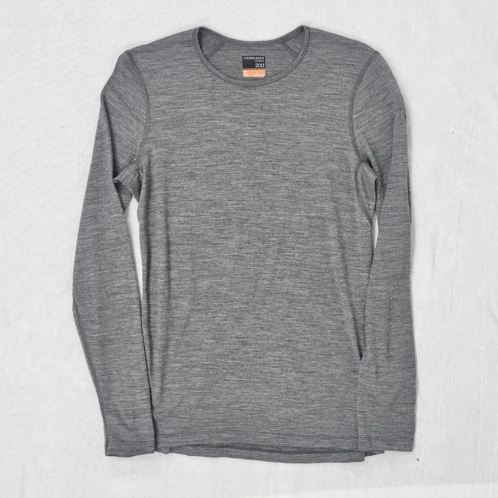 Icebreaker Shirt Womens Gray Merino 200 Wool Performance Base Layer Hiking M
Opens in a new window o