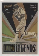 2021 Prestige Living Legends Xtra Points Gold 82/99 Charlie Joiner HOF 0a6