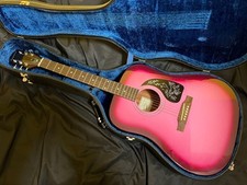 Epiphone Starling Pearl Pink Acoustic Guitar With Hard Case, Near Mint