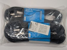 5PACK 25 ft foot XLR male to female MIC microphone extension cables audio cords