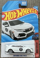 Hot Wheels 2026 A Case 2018 HONDA CIVIC TYPE R CJs 3/10 Nightspeed White