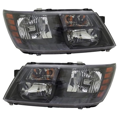 PAIR OF HEADLIGHTS FITS DODGE JOURNEY SE VALUE 2019 2020 BY CH2503265 68200085AC