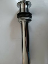 CP Press Pop Up Drain Chrome Finish No Overflow