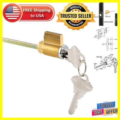 Durable E 2103 Cylinder Lock - 1-1/4 In. for Sliding Doors with Key Control