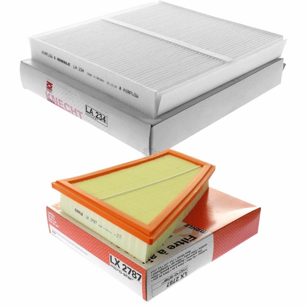Mahle / Knecht Set Filterpaket Innenraumfilter LA 234 Luftfilter LX 2787-image