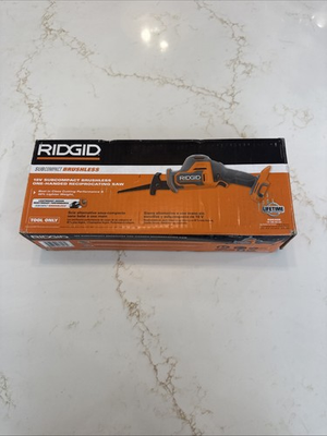 #ad RIDGID 18V SubCompact Brushless One Handed Reciprocating Saw Tool Only R8648B $74.99