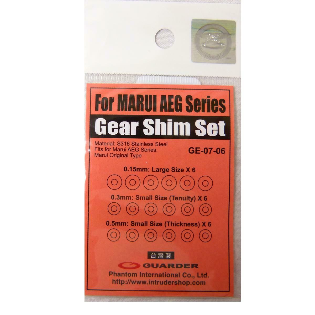 Guarder Airsoft Gearbox Gear Shim Set