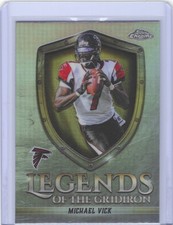 2025 Topps Chrome Football #LOG-2 Michael Vick Legends of the Gridiron Refract