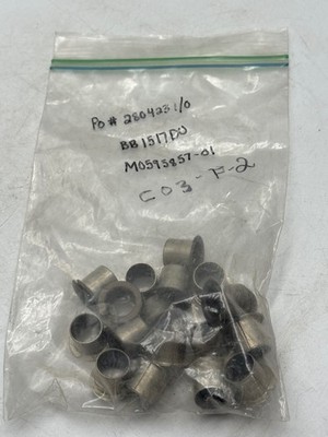Flanged Sleeve Bushings Lot of 16 Steel Metal Insert Bushing 151717 Marked OEM