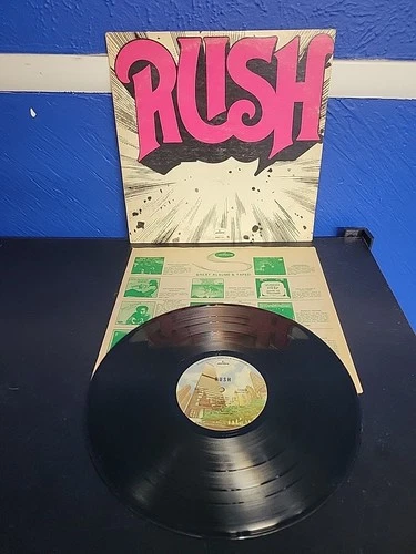 Vintage RUSH 1st Album SELF TITLED Record 1974 Vinyl Lp