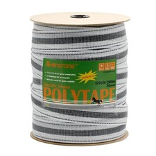 Upgraded Electric Fence Poly Tape with Reflective Strip, Horse Fencing Tape 656
