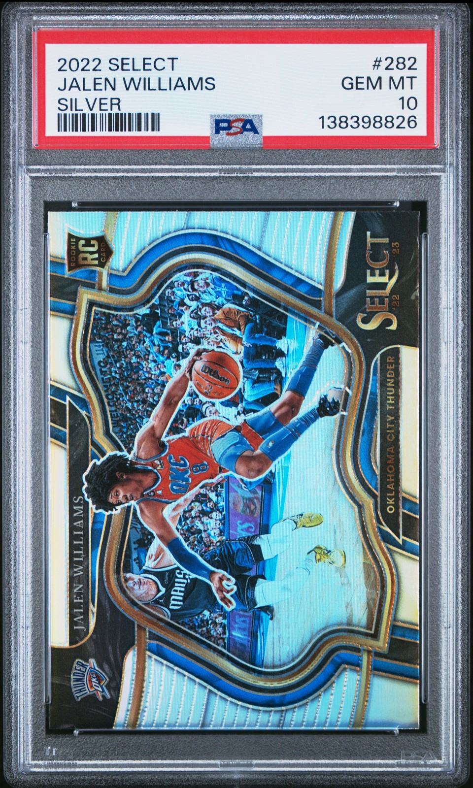 2022 PANINI SELECT SILVER #282 JALEN WILLIAMS PSA 10