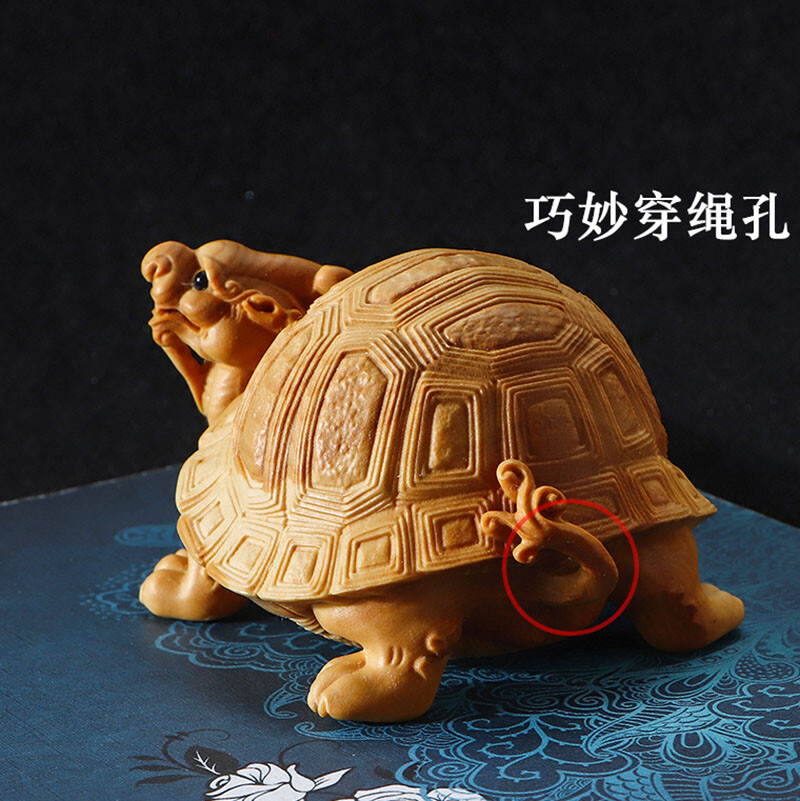 縄文太郎　 JX026 - 7x4.6x5.7 CM Stunning Boxwood Carving Netsuke