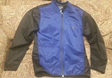 AND1 Full Zip Basketball Boys Blue/Black Light Jacket Size 8