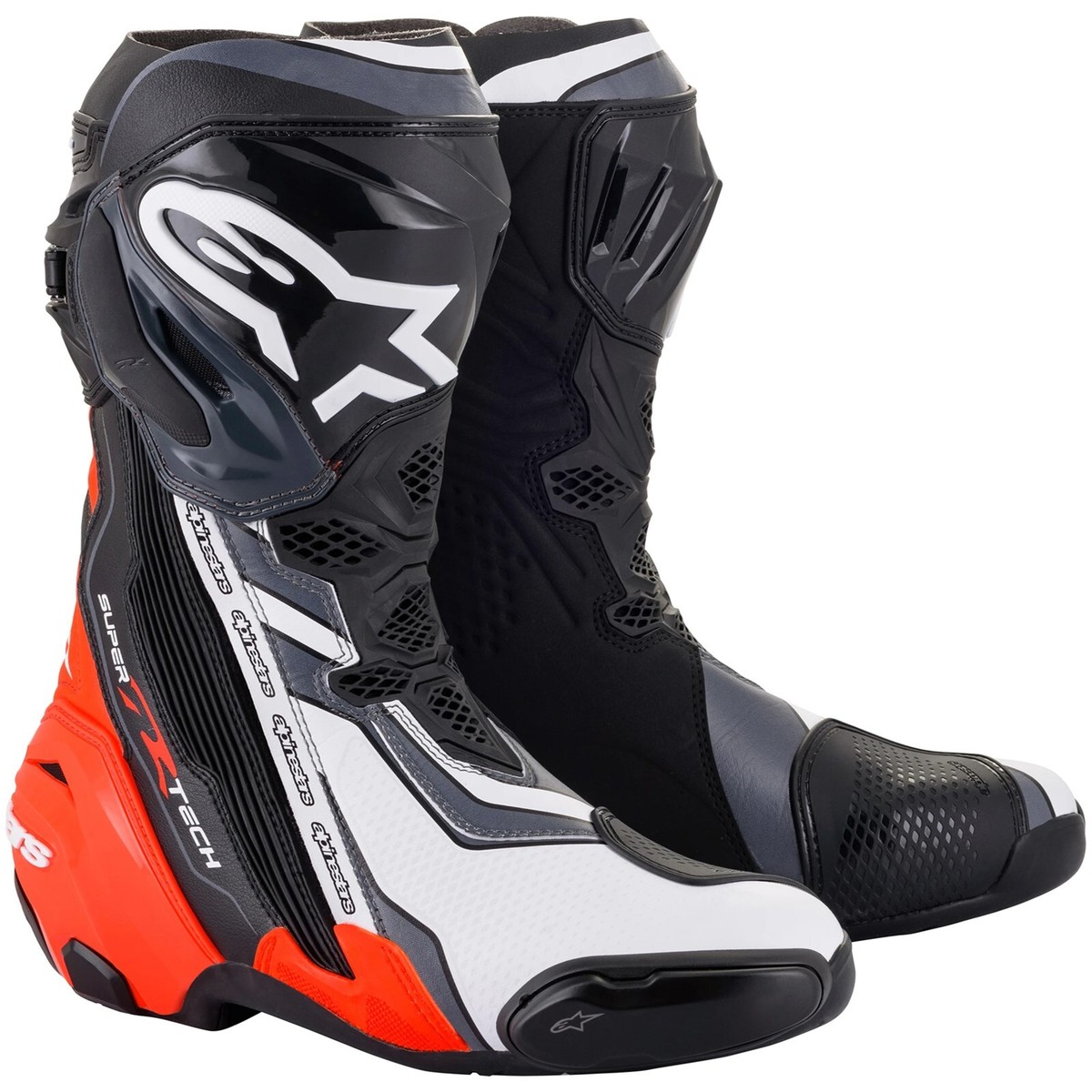 Alpinestars Supertech R 2021 Motorcycle Boots 40 Black-Red