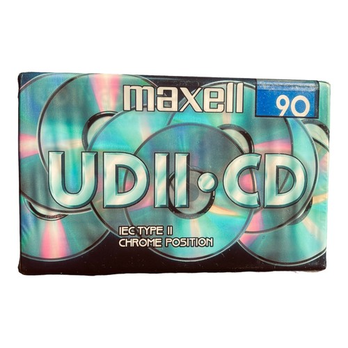 Maxell UDII CD 90 Mins IEC Type II/Chrome Position Sealed Cassette Tape - Picture 23 of 24