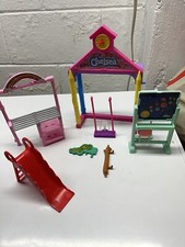 Barbie chelsea play set lot