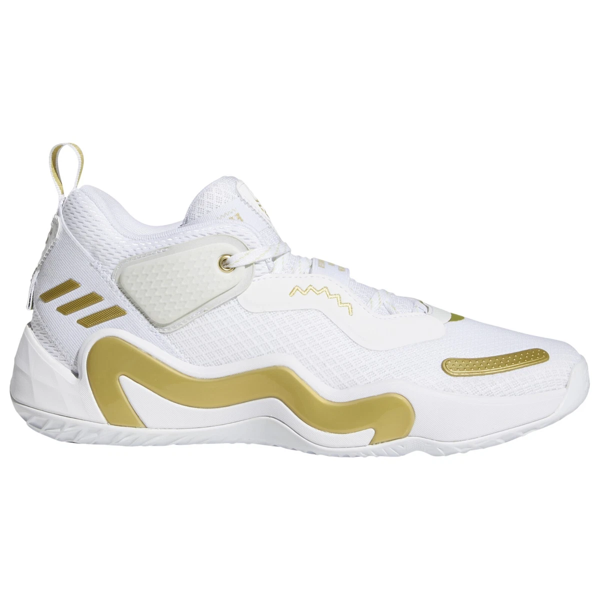 adidas D.O.N. Issue #3 White Gold Metallic for Sale 