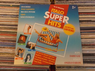 ITALO SUPER HITS 2LP: RAMAZZOTTI PUPO POOH ZUCCHERO CUTUGNO ALICE LEAR FARGO