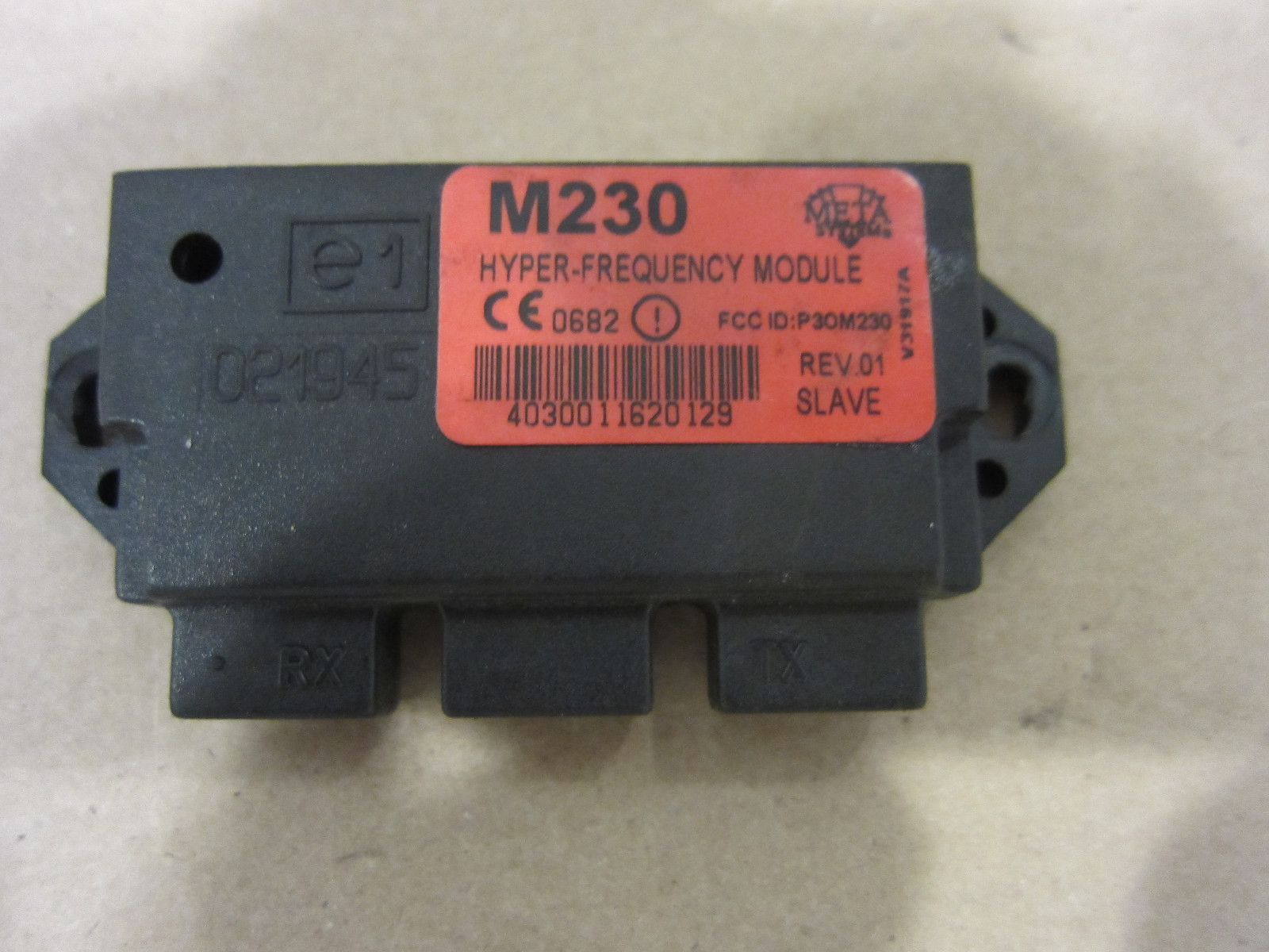Maserati 4200- Hyper- Frequency Module.- Part# 186596