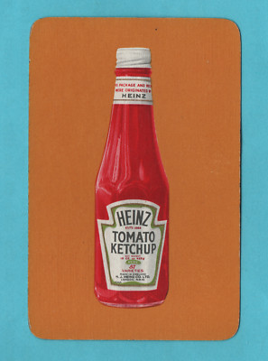 Lebensmittel Spielkarte 1 no Single - Heinz TOMATENKETCHUP