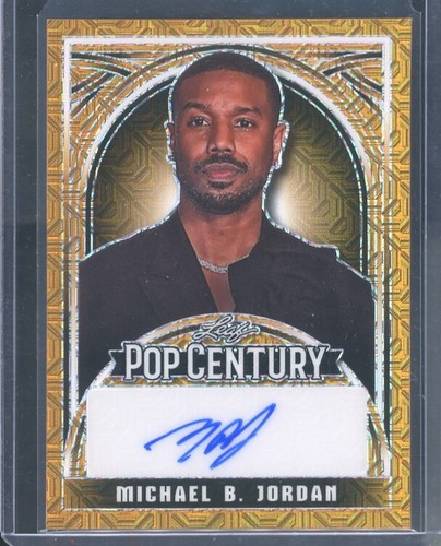 2024 Leaf Pop Century Michael B. Jordan 1/1 Auto Creed Black Panther Gold SSP