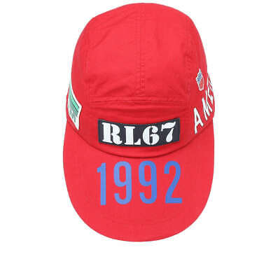 NEW Polo by Ralph Lauren Stadium 1992 Hat Cap L/XL P-Wing Crest Red Vintage  | eBay