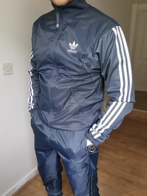 adidas nylon tracksuit