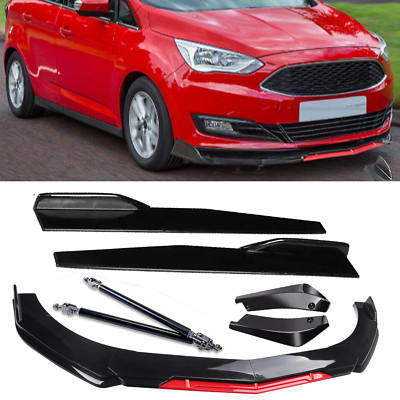 For Ford C-Max 13-18 Front Rear Bumper Lip Spoiler Splitter Body Kits Glossy B