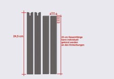 4 x Ersatzstreben Set, f&uuml;r Reisenthel Carrybag , Ersatzteil Einkaufskorb Schiene