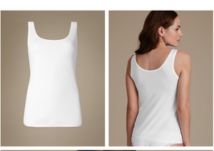 Ex M S Flexifit Built Up Shoulder Vest Top 6 18 Ebay