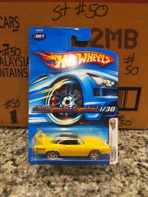 2006 Hot Wheels First Editions 138 '70 Plymouth Superbird Yellow