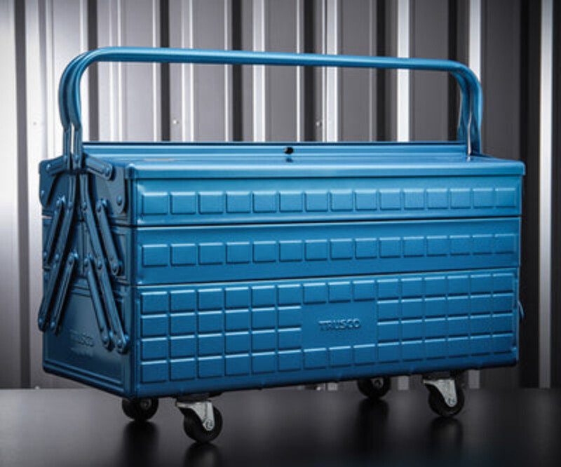 Trusco Three-Stage DIY Tool Box GT470B Blue W472xD220xH343