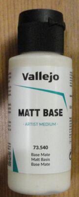 Vallejo 60ml bottle of Matt Base Medium VAL73540