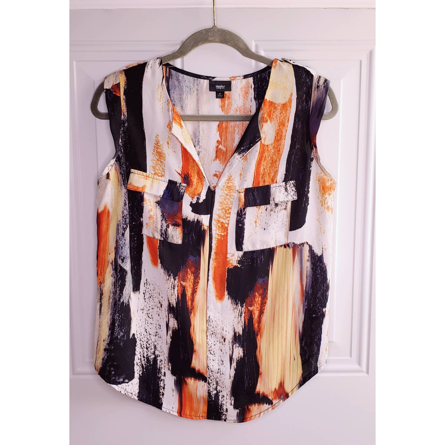 Mossimo Multicolor Sleeveless Blouse Size Small Thin Comfortable Material  Small | eBay