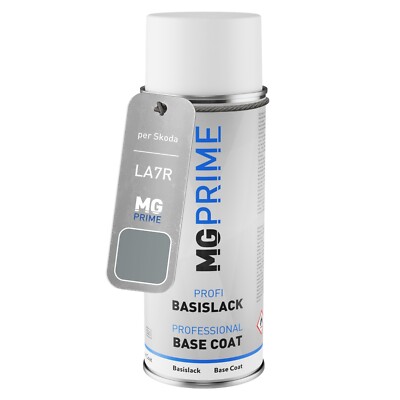 Kit Vernice Auto VW LA7R Silberbird Metallic - Base + Trasparente Spray 400ml | TRISTARcolor