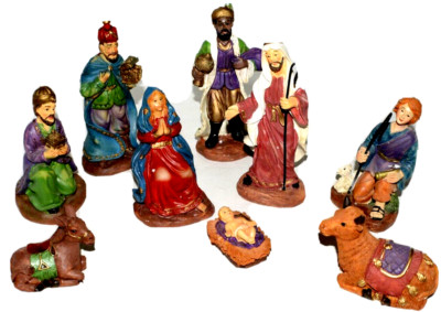 Nativity Set with 9 Figurines
