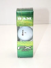 RAM FX Soft Golf Balls Responsive Titanium Inner Core 3-Pack 3 Balls Total New