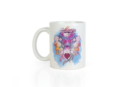 Harry Potter Always 11oz Ceramic Coffee Mug | Colorful Doe Patronus Design - 第 1/7 張圖片