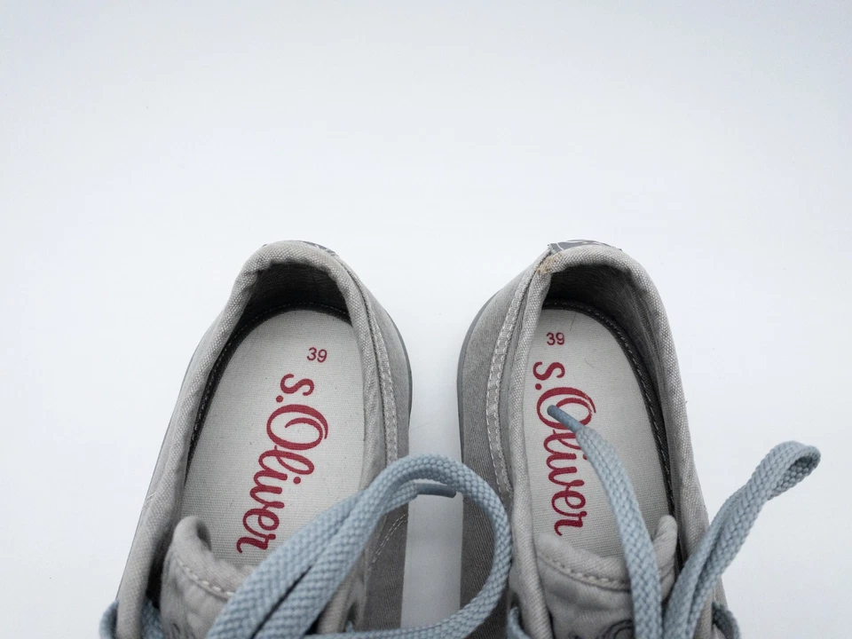 S.Oliver Baskets Femme Chaussures De Loisirs Gris Taille 39 EU Art. 28234-80 - Photo 4/4