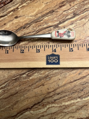 1970s Vintage Disneyland Mickey Mouse Spoon. Stainless Steel. - Picture 6 of 6
