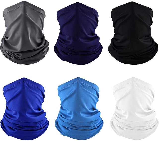 Cooling Neck Gaiters for Men Summer Lightweight Face Covering UV